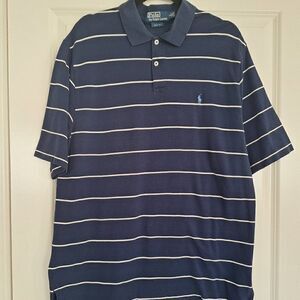 Polo by Ralph Lauren Striped Polo Shirt  golf  fit  - L